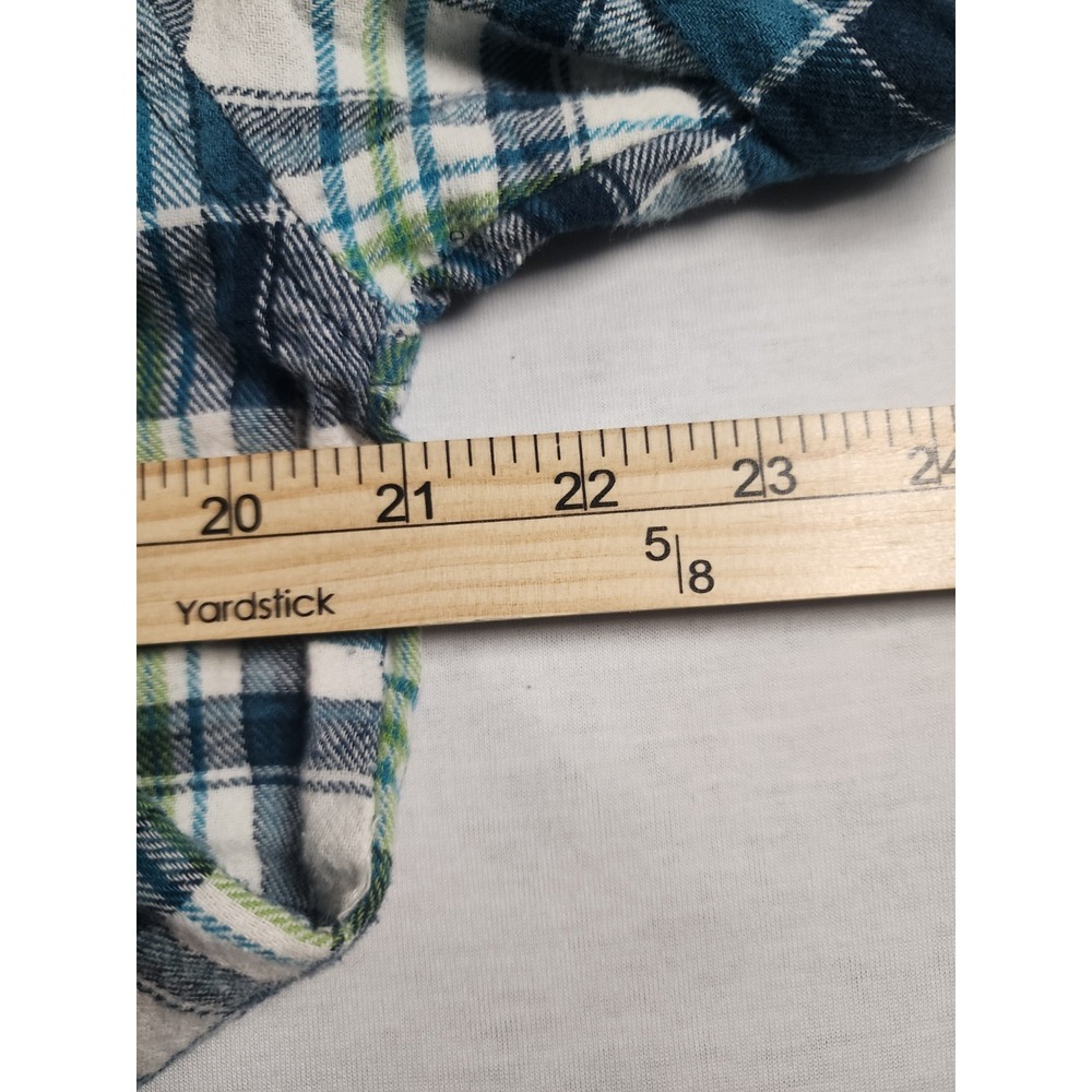 Canyon Creek Hoodie Women Large Plaid Unlined Full Zip Cotton Casual Jacket - Picture 5 of 10